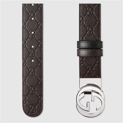 gucci signature belt|reversible gucci signature belt.